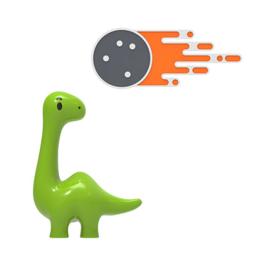 Metalmorphose Dino & Meteor Pin Seti