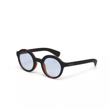 Okkia Lauro Unisex Yuvarlak Siyah Havana Güneş Gözlüğü
 Mavi Degrade