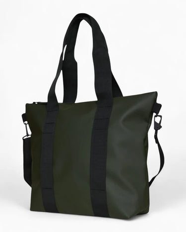 Rains Tote Bag Mini W3 Green Omuz Çantası