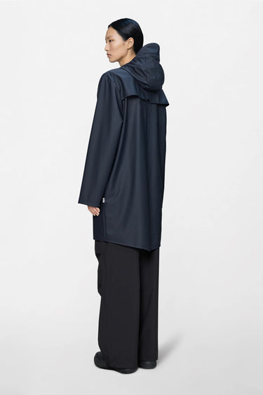 Rains Long Jacket Navy Yağmurluk